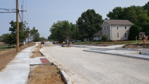 Baker Road progress from Shield Rd looking North