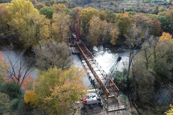 Drone on the Huron River