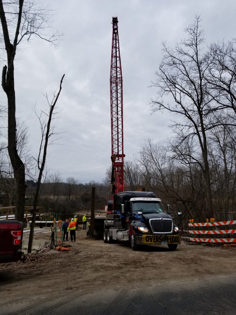 Unloading the last section of Bridge #2