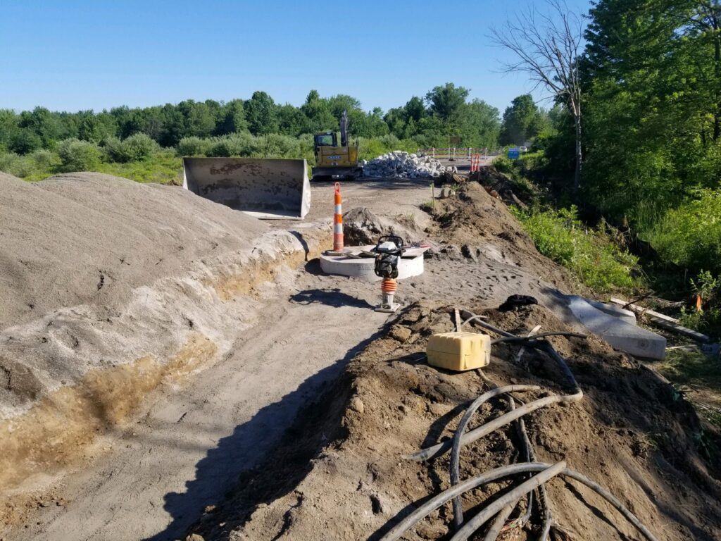Storm sewer construction