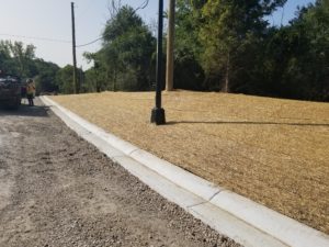 photo of slope restoration at Miller and Wagner