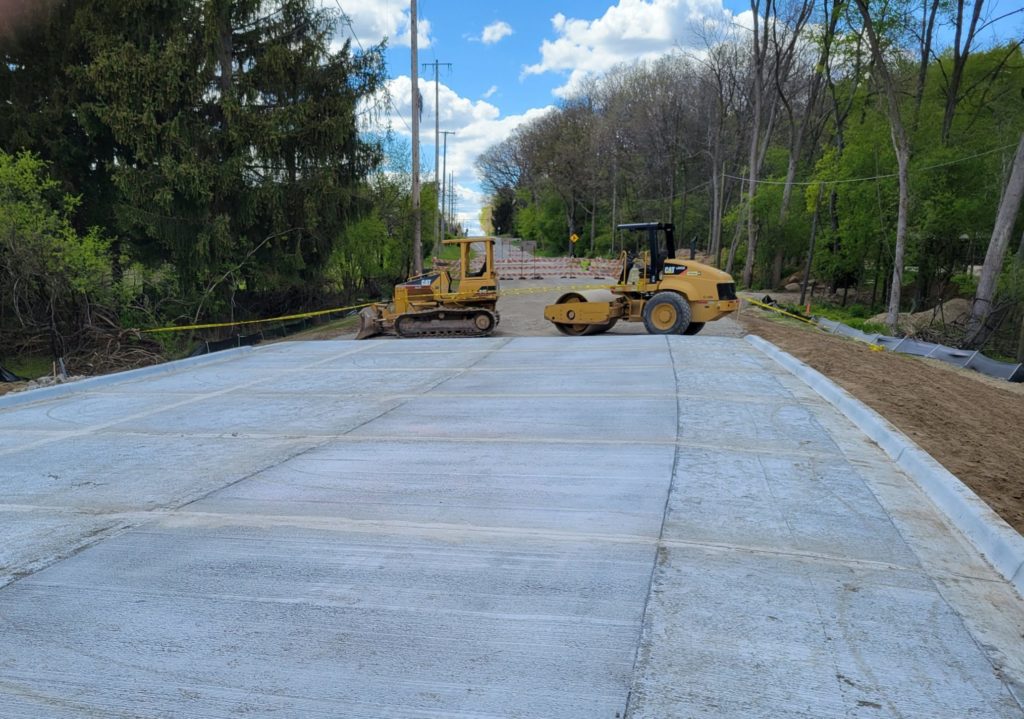 photo of miller rd concrete work