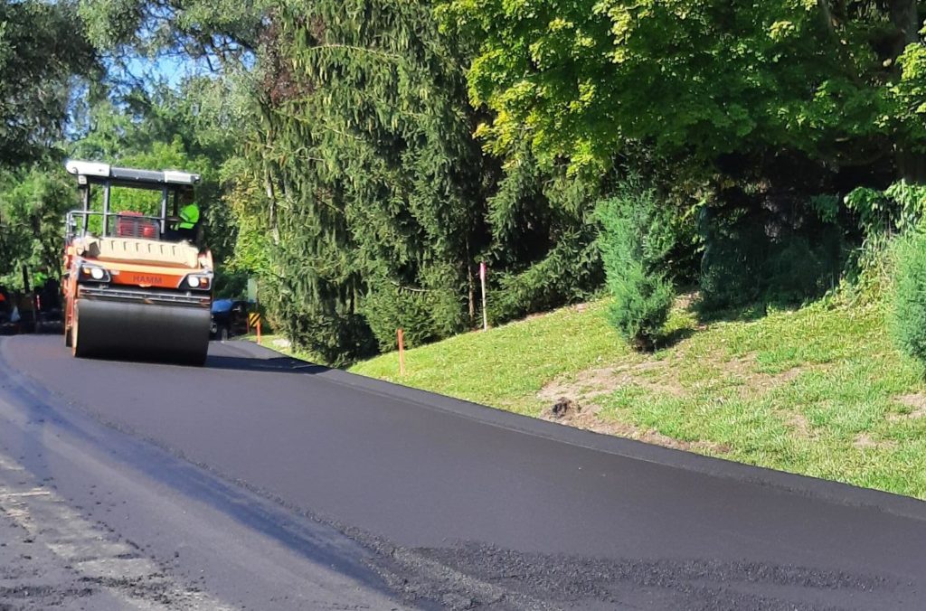 photo of paving project