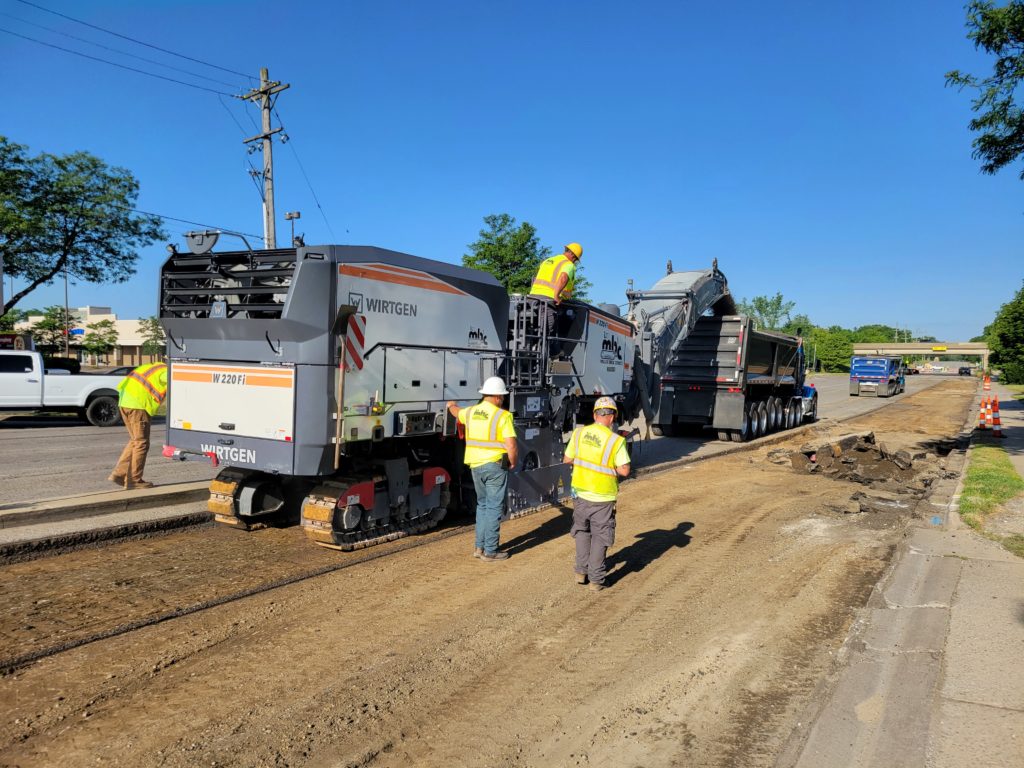 photo of pavement removals
