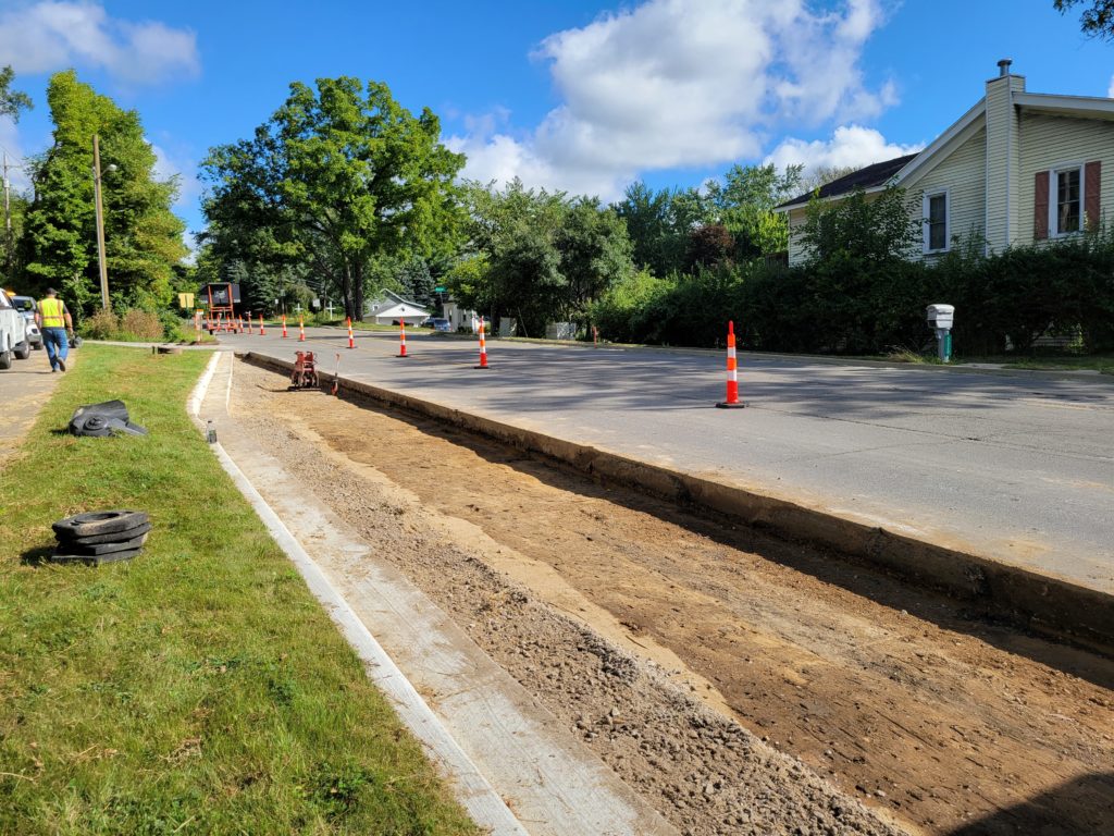 photo of turn lane removals