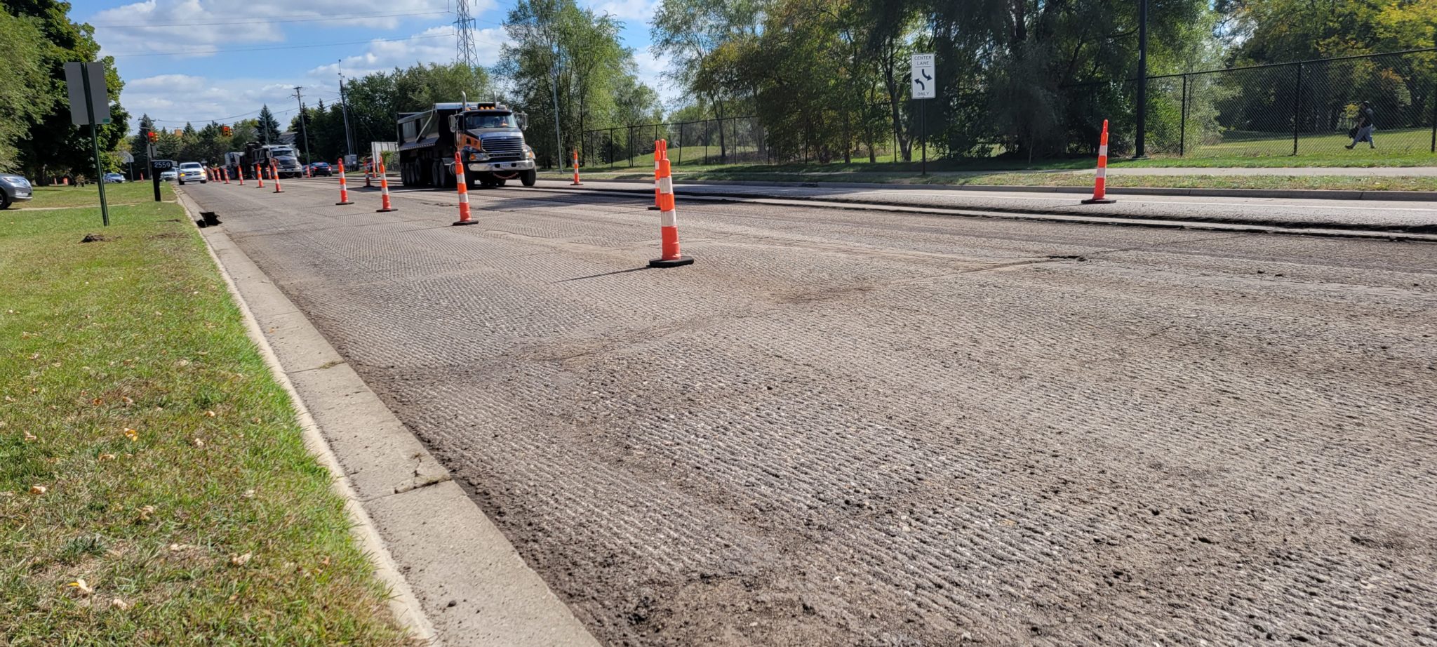 Grove Rd Milling done, Almost Paving Time Washtenaw County Road