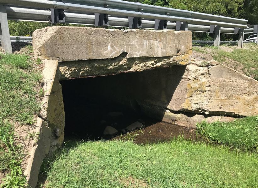 Current Picture of Old US 12 culvert, Sylvan Twp